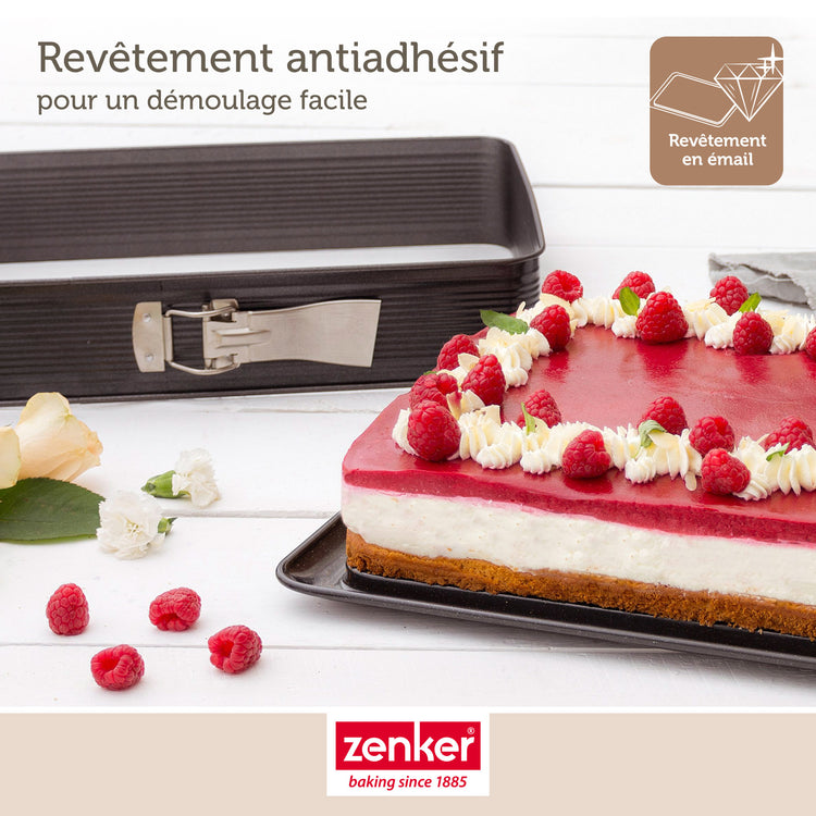 Set de 5 ustensiles de pâtisserie moule à gâteaux 2 bols spatule pâtisserie et verre doseur Zenker Deluxe