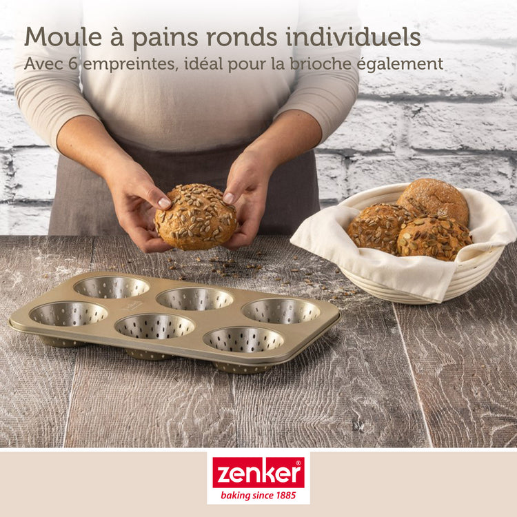 Set de 5 ustensiles de pâtisserie moule à gâteaux bol spatule pâtisserie et verre doseur Zenker Mojave Gold