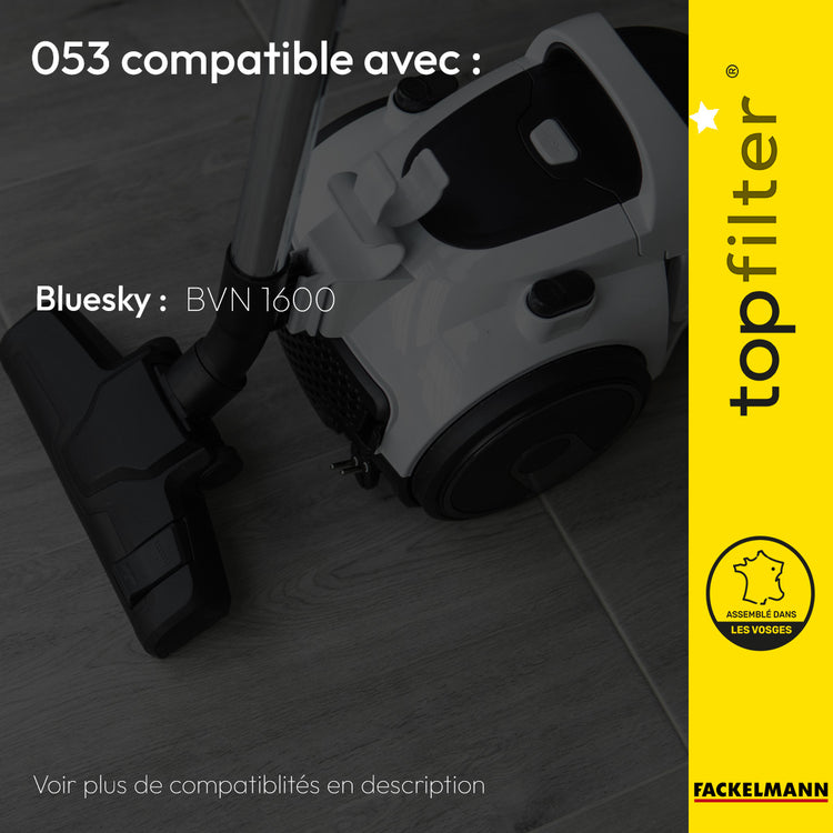 Lot de 4 packs de 4 sacs aspirateur Bluesky TopFilter Premium