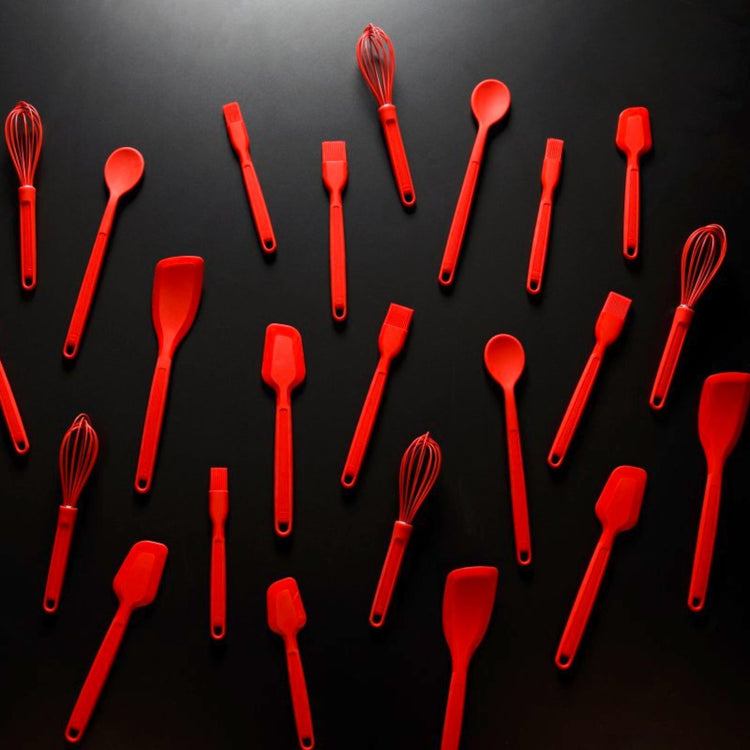 Set de 2 ustensiles de cuisine cuillère silicone Dr Oetker Flexxibel Love