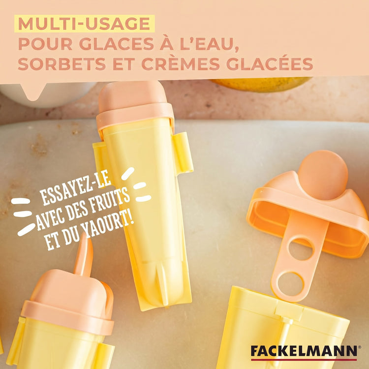 Lot de 5 moules pour glaces à l'eau maison Fackelmann Summer Party