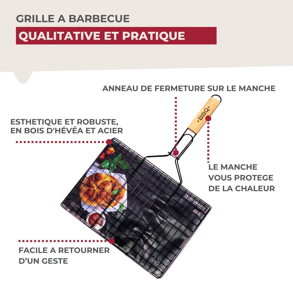 Grille de barbecue Fackelmann BBQ Edition