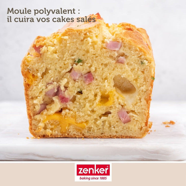 Lot de 2 moules à cakes 25,5 x 11,2 cm Zenker Silver