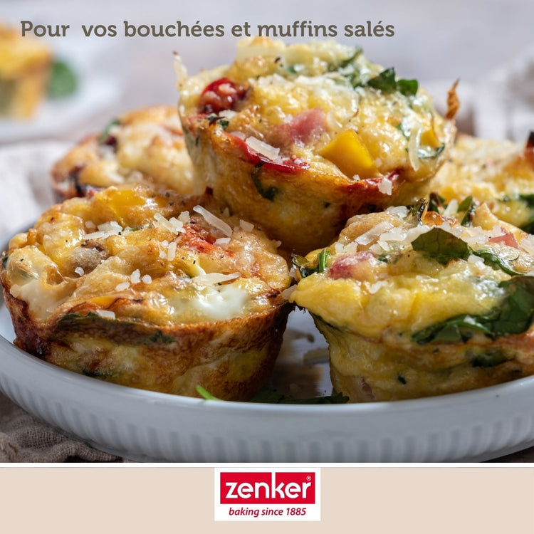 Lot de 100 moules à muffins en papier 5 cm Zenker