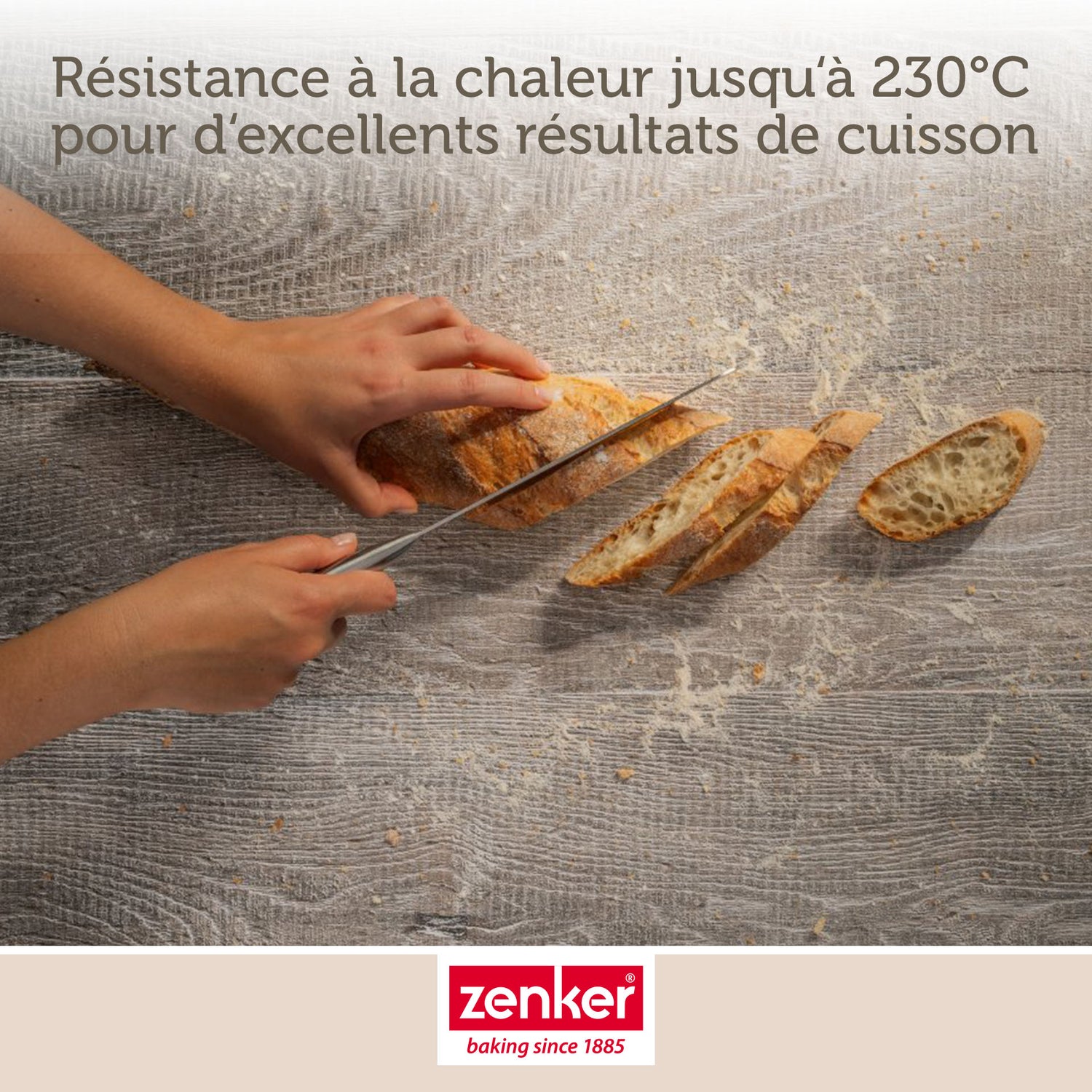 Moule à baguette 3 empreintes Zenker Mojave Gold