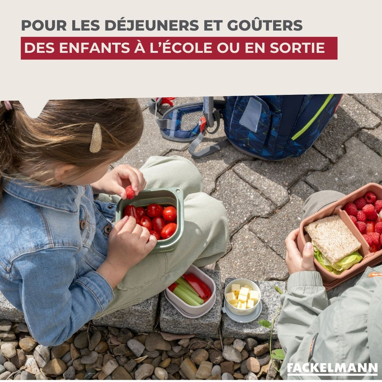 Lot de 4 boîtes hermétiques 13 cm avec 3 boîtes à sauce Fackelmann Storage