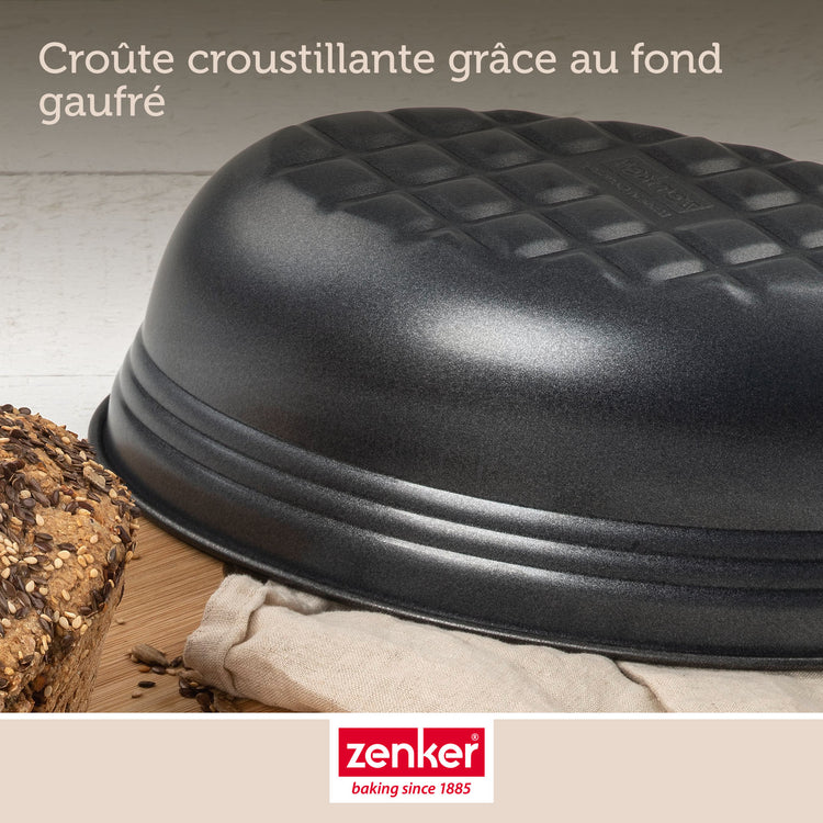 Lot de 2 moules à gâteaux 26/26 cm en acier Black metallic Black mettallic Zenker  Black mettallic