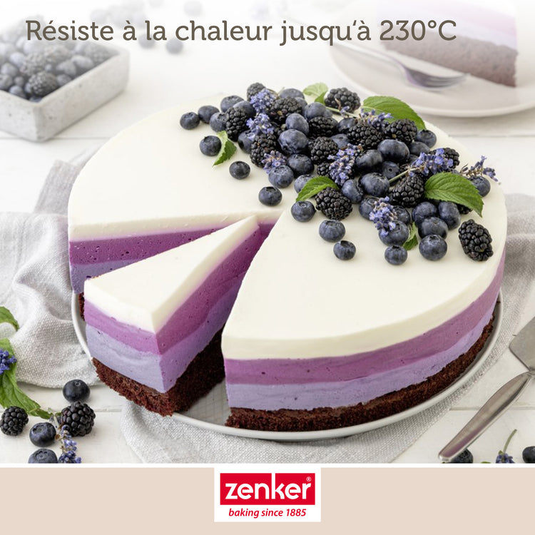 Lot de 2 moules à gâteaux 28/28 cm en acier Zenker Energy