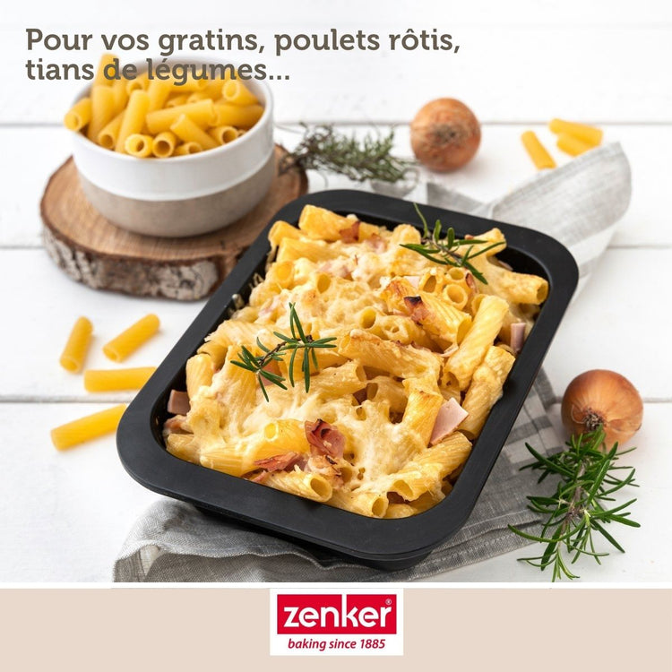 Lot de 2 plats four 17,5/24 cm en acier avec 2 ustensiles Zenker Special cooking