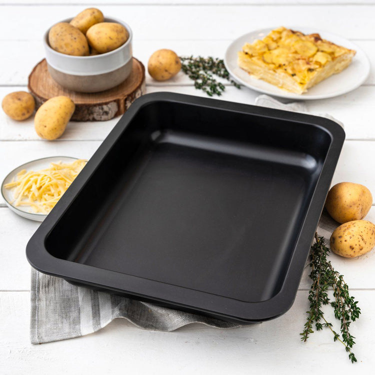 Ensemble de 2 Plats à four rectangulaire 37 x 27 cm Zenker Spécial Cooking