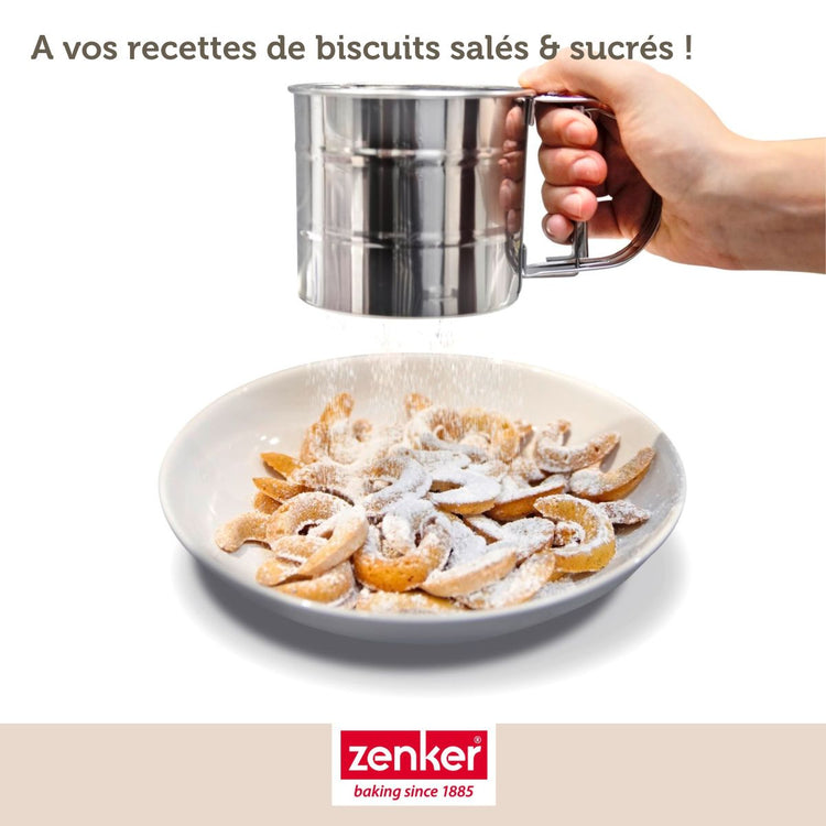 Lot de 2 plaques pâtisserie 42/32 cm en acier Spécial créative Spécial créative Zenker  Spécial créative