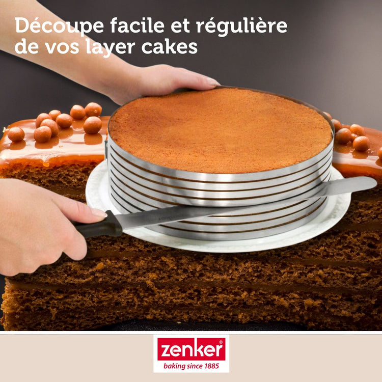 Set de 2 couteaux unitaires 30 cm en plastique Zenker Smart Pastry