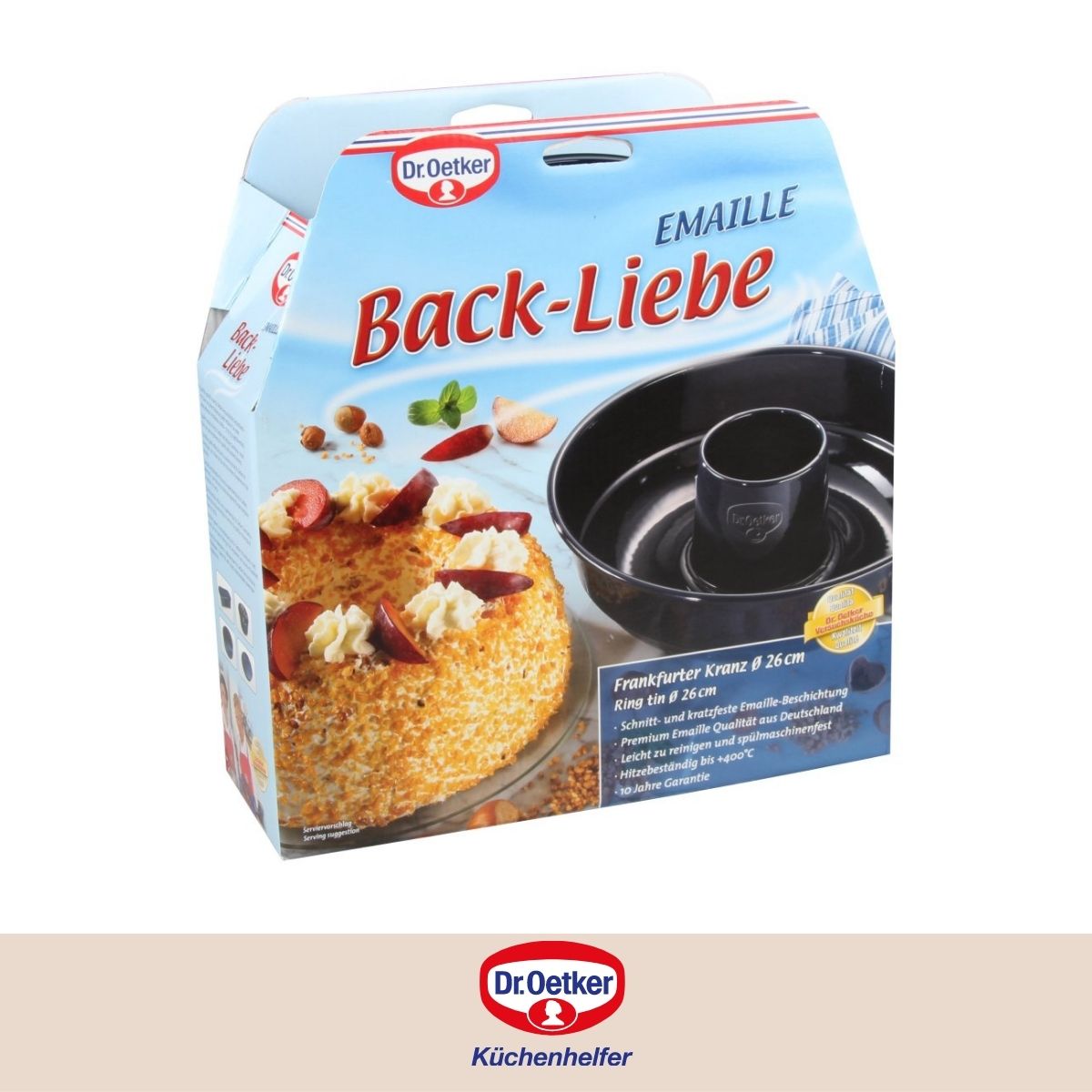 Moule à savarin 26 cm Dr Oetker Back Liebe