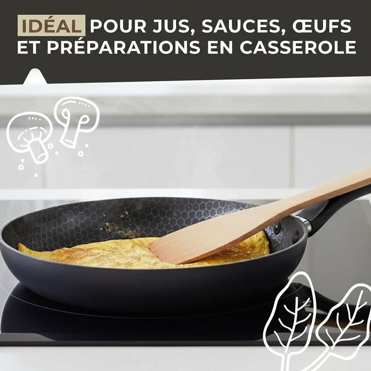 Set de 4 ustensiles de cuisine en bois FSC Fackelmann Eco Friendly