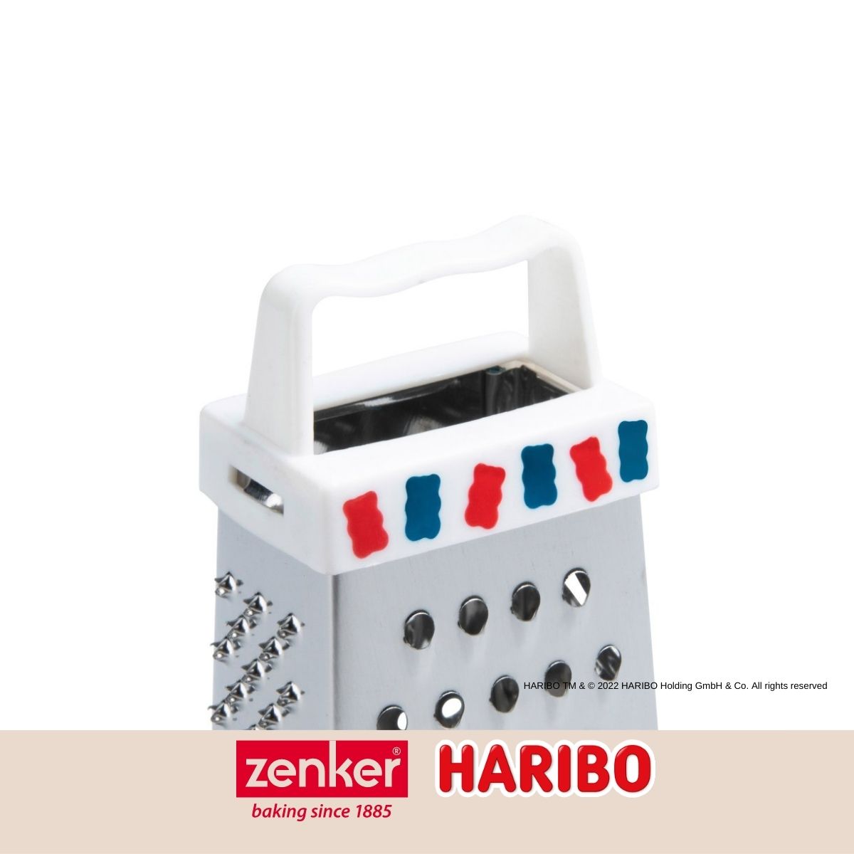 Mini râpe de cuisine et pâtisserie 4 faces Zenker Haribo