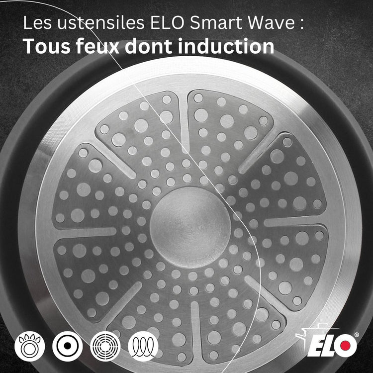 Poêle 24 cm antiadhésive sans PFAS Elo Smart Wave