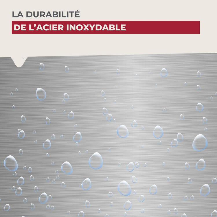 Ensemble de 4 Couteaux de cuisine professionnel 24 cm lame crantée Nirosta Star