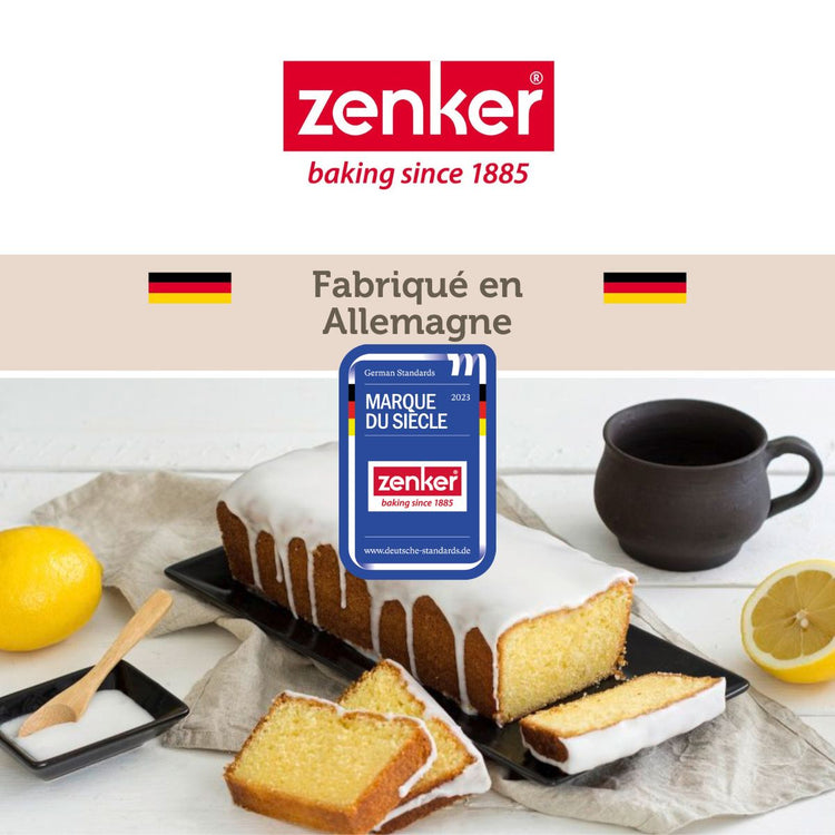 Lot de 2 cercles à pâtisserie 15/30 cm en inox Zenker Smart Pastry