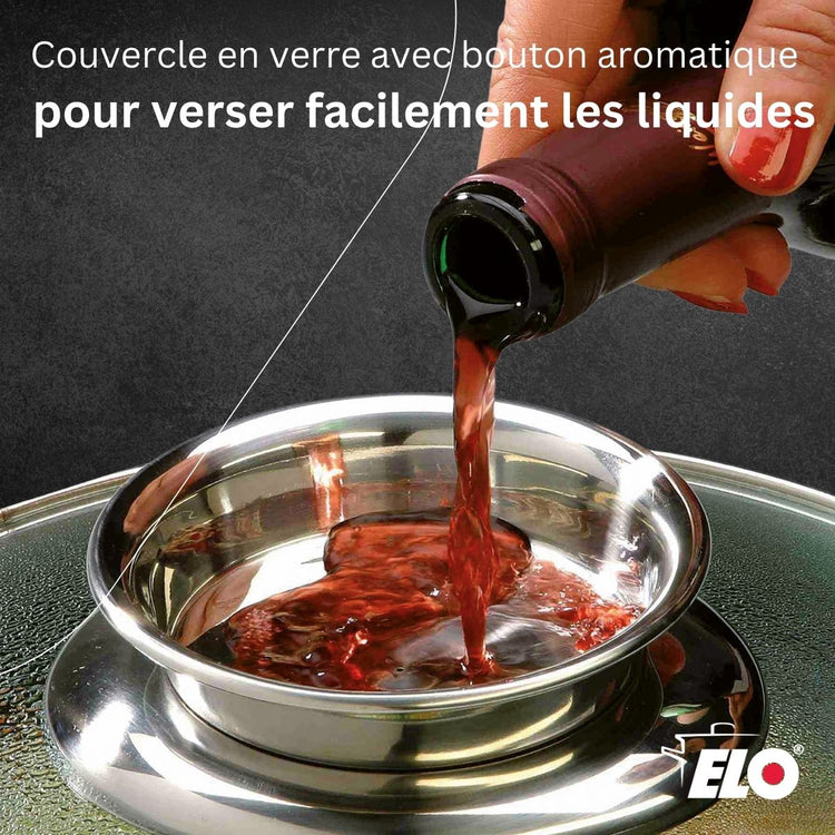 Cocotte 28 x 28 cm en fonte aluminium antiadhésive 3,6 L Elo Alucast