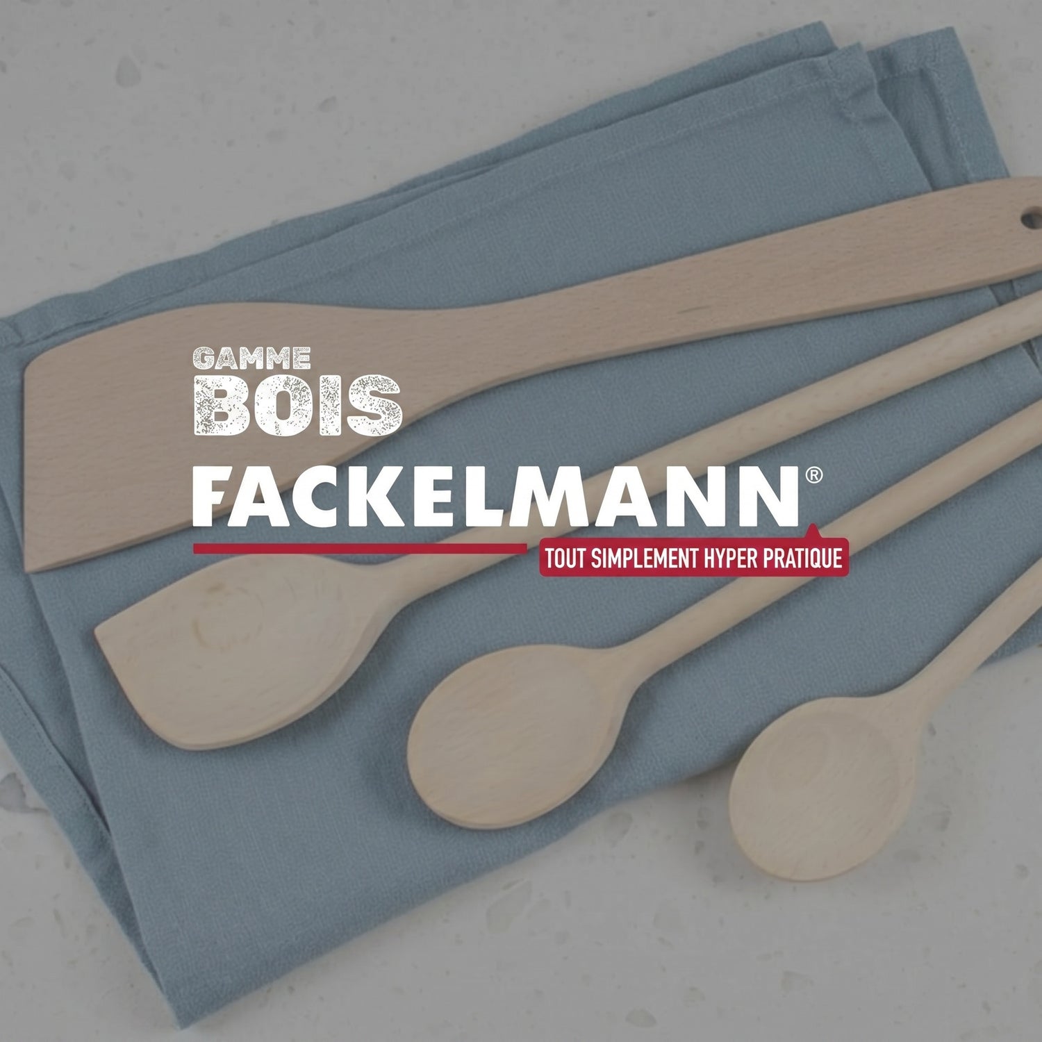 Set de 4 ustensiles de cuisine en bois FSC Fackelmann Eco Friendly