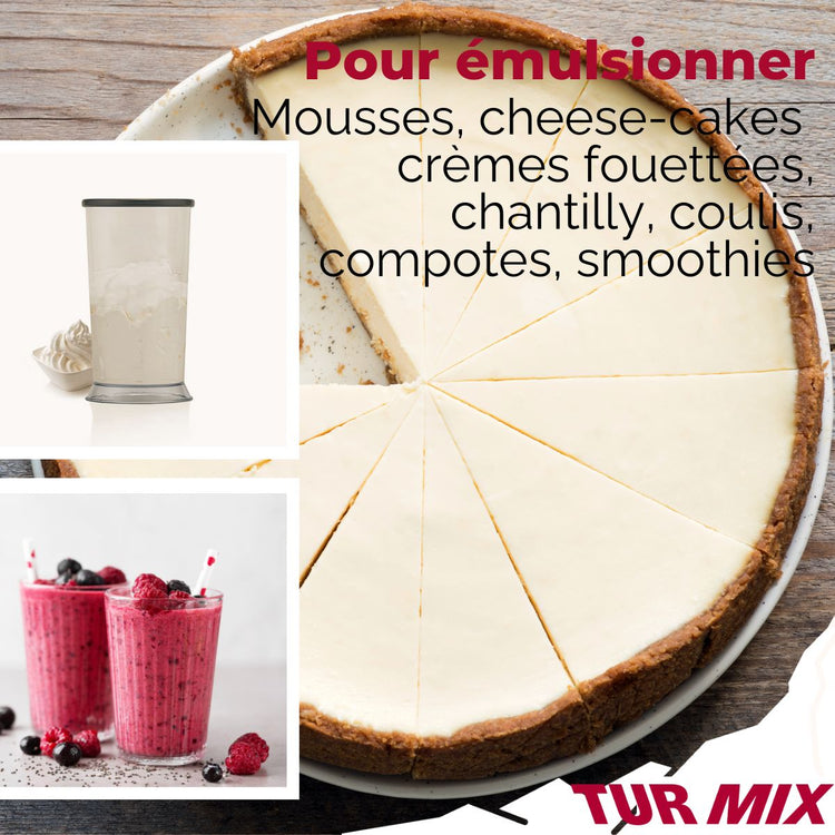 Ensemble mixeur plongeant sans fil Turmix