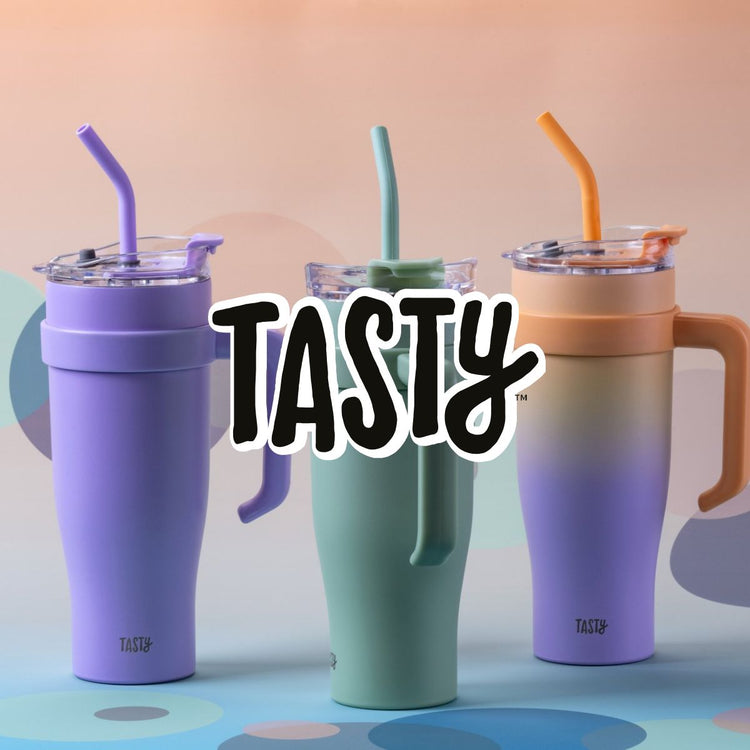 Gobelet isotherme 1200 ml lilas et pêche Tasty