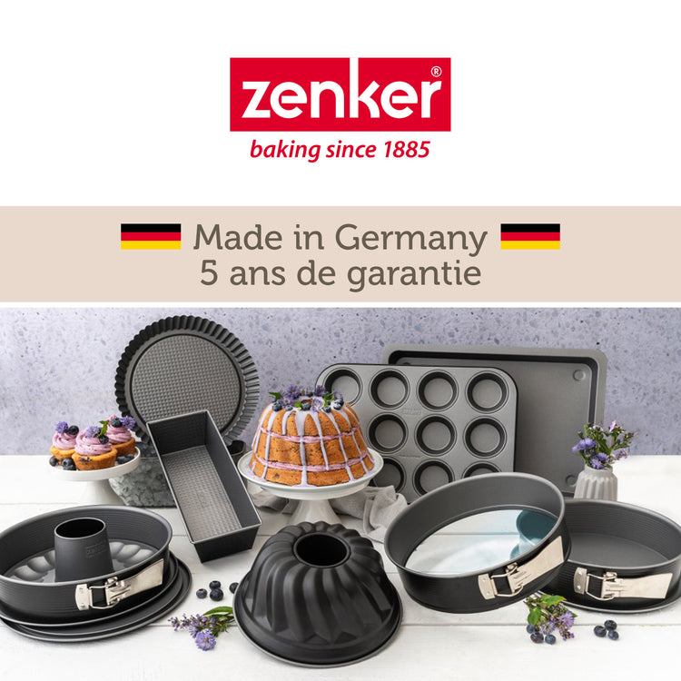Moule à manqué à charnière en acier 28 cm Zenker Energy