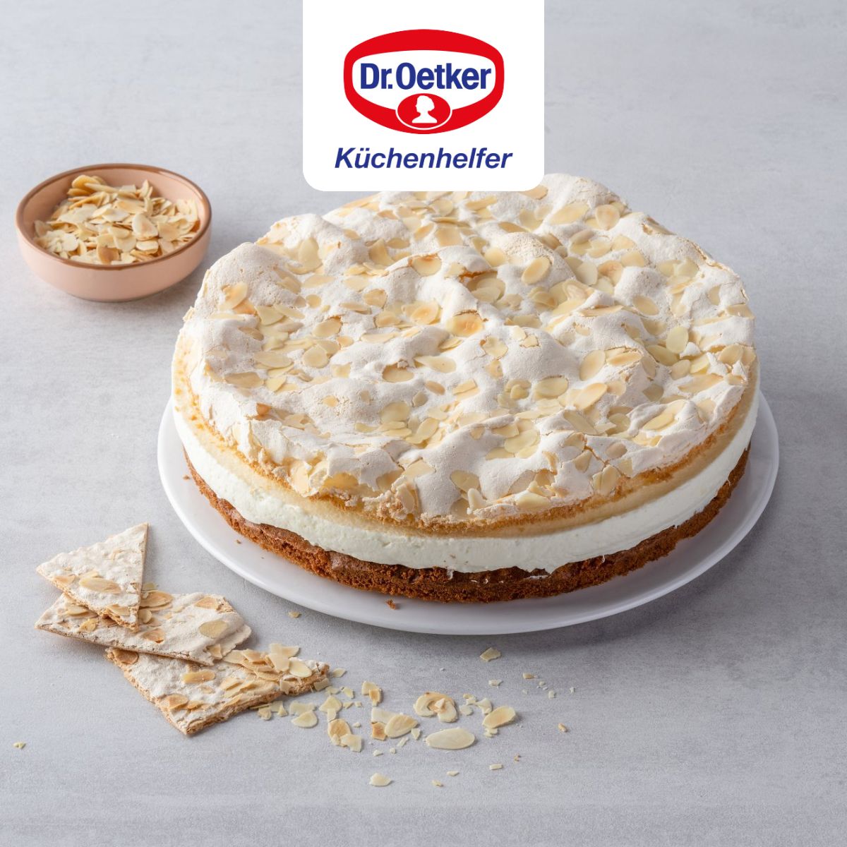 Moule à manqué à charnière 26 cm avec couvercle de transport Dr. Oetker Bake and Go