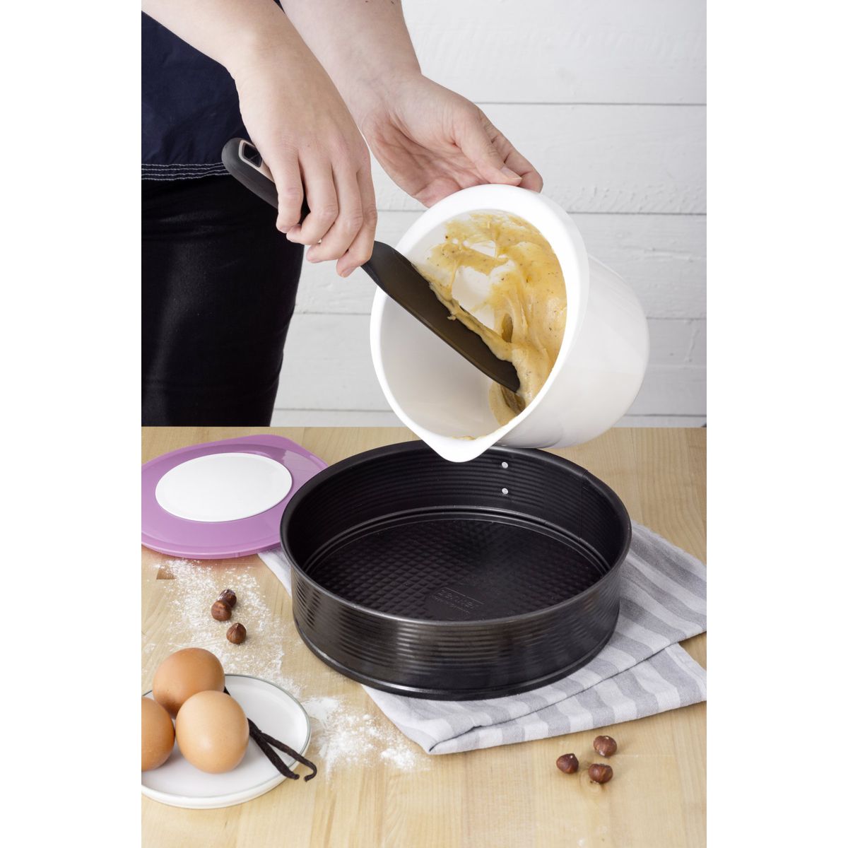 Spatule extra longue silicone Fackelmann