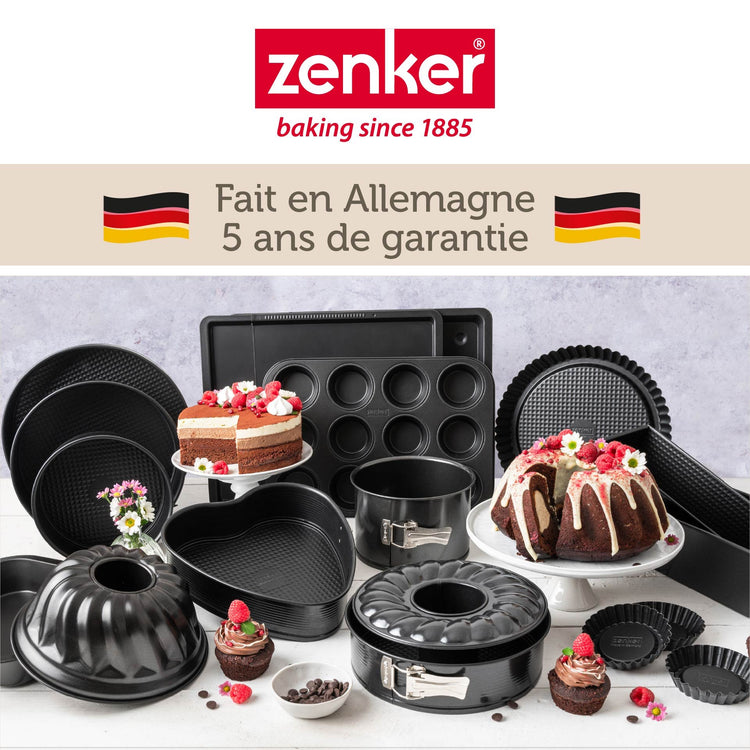 Moule à manqué et à savarin double fond 28 cm Zenker PerfectBack+