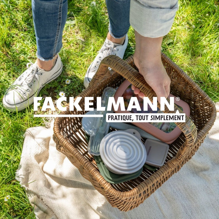 Lot de 4 boîtes hermétiques 13 cm avec 3 boîtes à sauce Fackelmann Storage