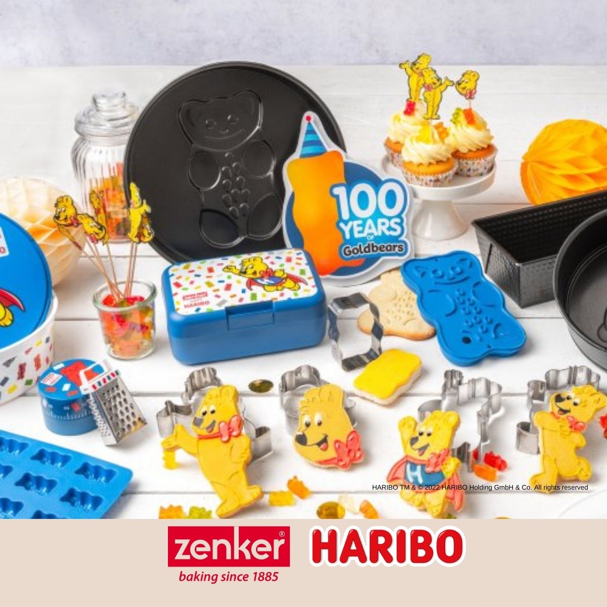 Lot de 24 piques apéritif avec décoration Zenker Haribo