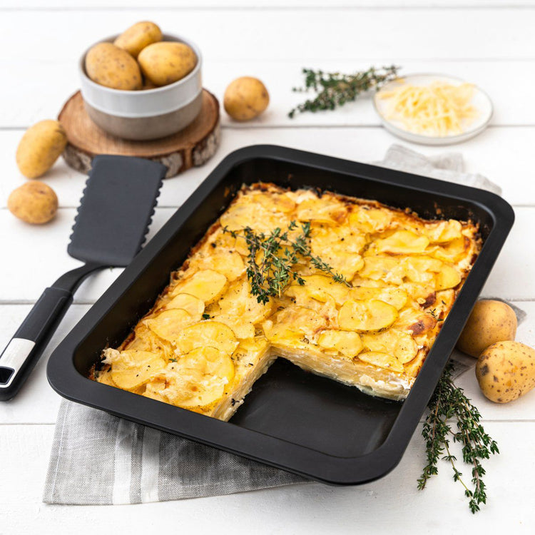 Lot de 2 plats à four rectangulaires 33 x 25 cm et 24 x 18 cm  Zenker Special Cooking