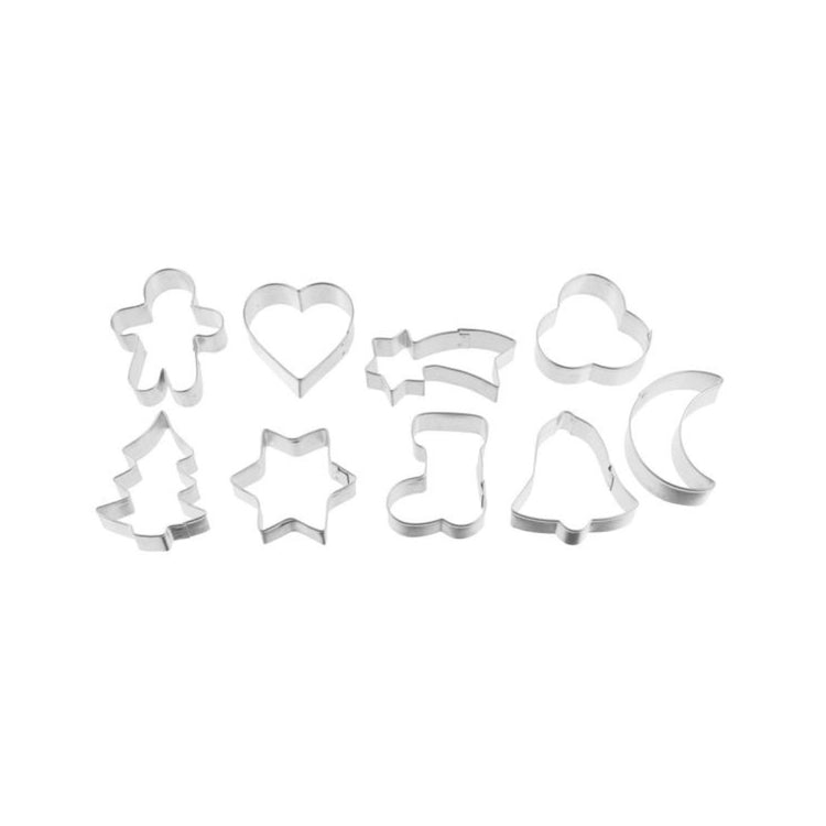 Ensemble avec plaque à pâtisserie extensible et 9 emporte-pièces sur cintre Zenker