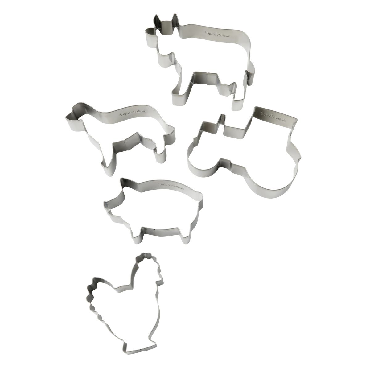 Ensemble d'emporte-pièces ferme, 9,9x5,7x2,5 cm