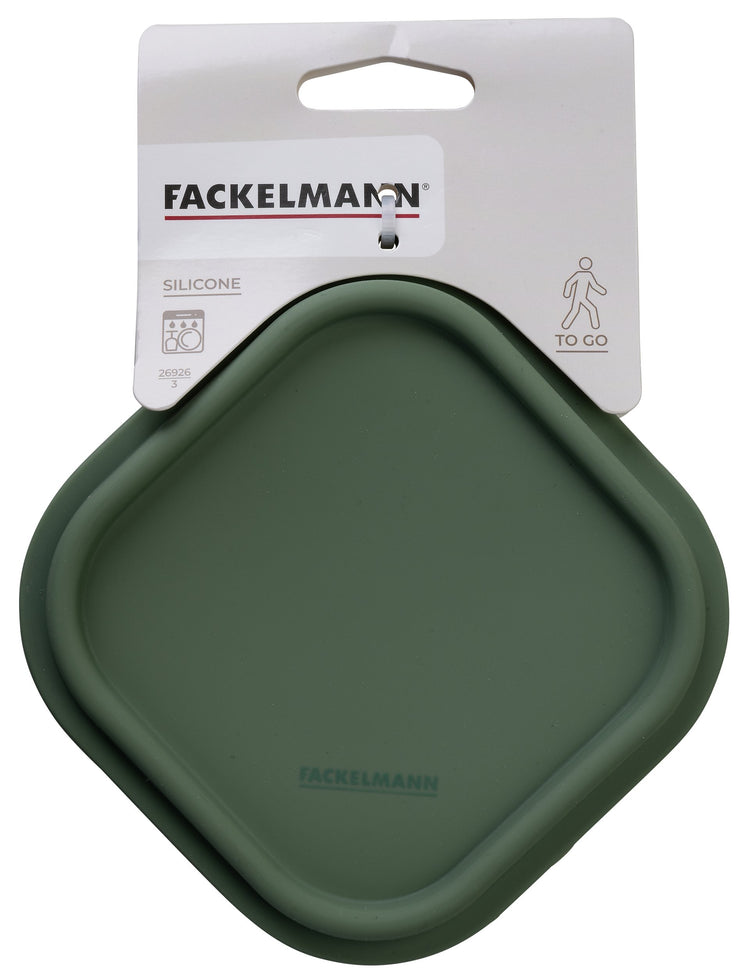 Boite à Snacks Pliable en Silicone Vert Fackelmann Storage