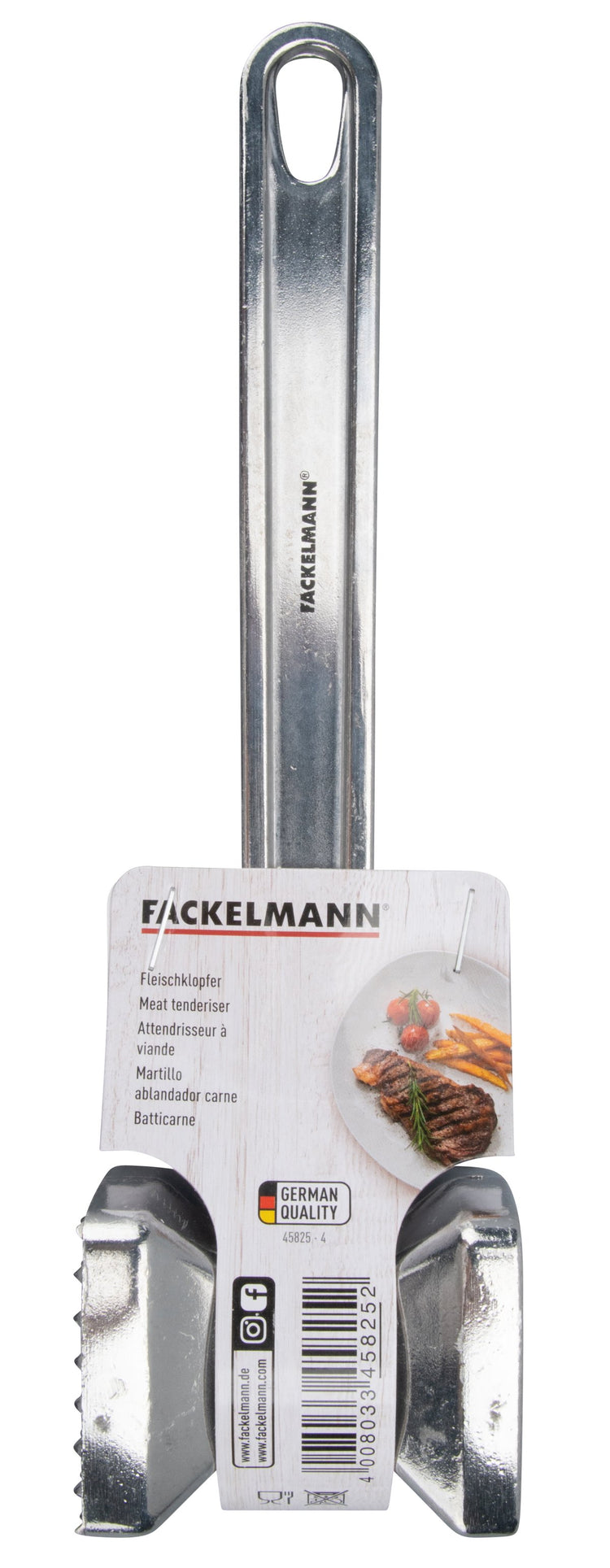 Attendrisseur à viande en aluminium 22 cm Fackelmann Basic