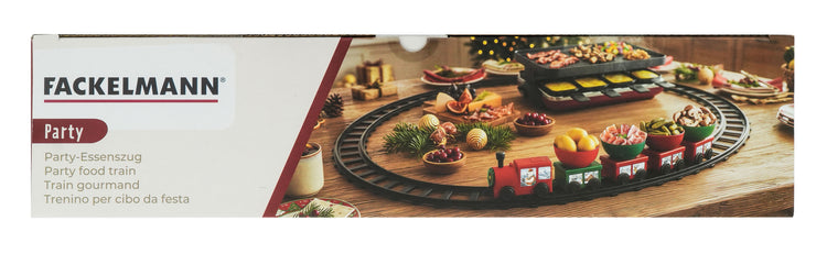 Décoration de Noël Train de table pour apéritif, fondue savoyarde Fackelmann